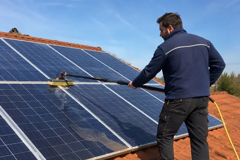 Nettoyage et entretien de panneaux solaires à Liffré